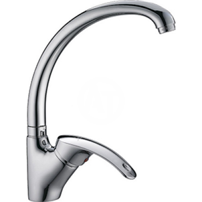 Смеситель д/мойки L4121 одноручный высокий излив керамический картридж Ledeme Смеситель д/мойки L4121 одноручный высокий излив керамический картридж Ledeme