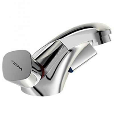 Смеситель д/умыв двуручный Квадро короткий излив Vidima BA243AA Смеситель д/умыв двуручный Квадро короткий излив Vidima BA243AA