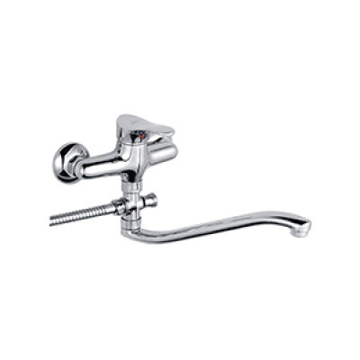 Смеситель д/ванны L2114 одноручный поворотный излив 300мм кер/картридж Ledeme Смеситель д/ванны L2114 одноручный поворотный излив 300мм кер/картридж Ledeme