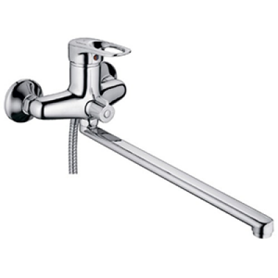 Смеситель д/ванны L2204 одноручный поворотный излив 400мм кер/картридж Ledeme Смеситель д/ванны L2204 одноручный поворотный излив 400мм кер/картридж Ledeme