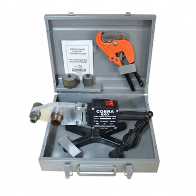 Сварочный аппарат для труб PP-R в/к (насадки Ду20-63) Сварочный аппарат для труб PP-R в/к (насадки Ду20-63)