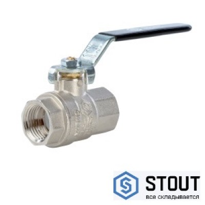 SVB-0001-000015 STOUT Кран шаровой полнопроходной, ВР/ВР, ручка рычаг 1/2 SVB-0001-000015 STOUT Кран шаровой полнопроходной, ВР/ВР, ручка рычаг 1/2