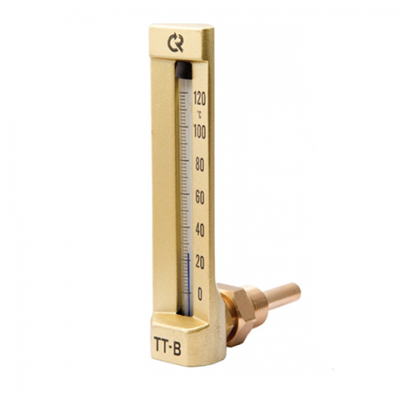 Термометр стеклянный угловой ТТ-В-150/50. У11 G1/2 (0-160C) Термометр стеклянный угловой ТТ-В-150/50. У11 G1/2 (0-160C)
