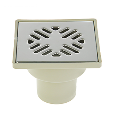 Трап PP вертик 150х150 Ду50 решетка сталь нерж Татполимер Трап PP вертик 150х150 Ду50 решетка сталь нерж Татполимер