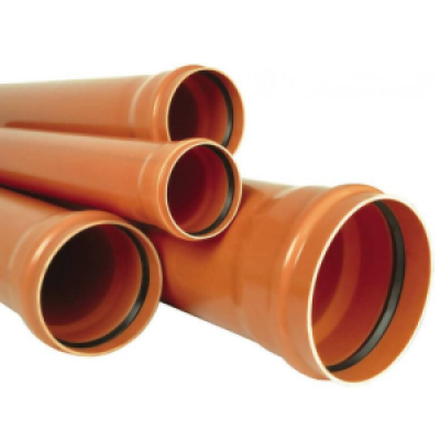 Труба НПВХ 160 L=3000мм безнап в/к коричневая Труба НПВХ 160 L=3000мм безнап в/к коричневая