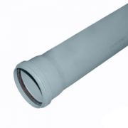 Труба ПП 32 L=2000мм безнап в/к серая Политэк