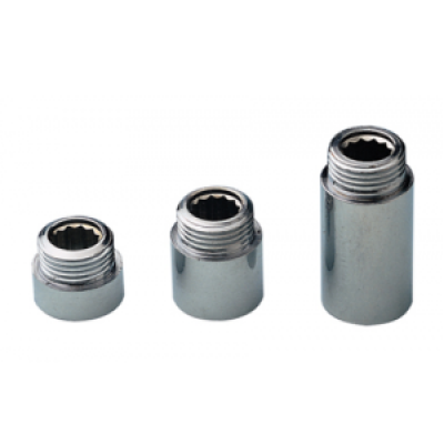 Удлинитель латунь хром Ду15 L=50мм Удлинитель латунь хром Ду15 L=50мм