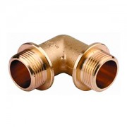 Угольник латунь никель Ду15 нр/нр 