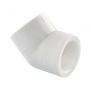 Угольник PP-R 50 45гр белый Политэк (8шт)