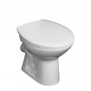 Унитаз приставной напольный Zeta без бачка белый горизонтальный выпуск Jika 2239.6