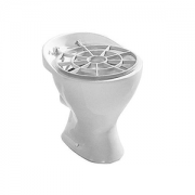 Видуар напольный Mira белый горизонт/выпуск с решеткой Jika 8.5104.6.000.000.1