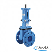 Задвижка клиновая чугун Ду150 Ру10 фл короткая с эл/пр Hawle  4000ELE2