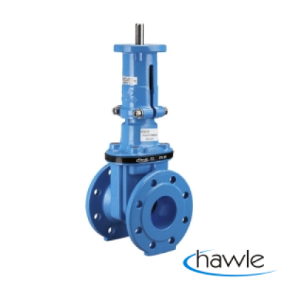 Задвижка клиновая чугун Ду150 Ру10 фл короткая с эл/пр Hawle 4000ELE2 Задвижка клиновая чугун Ду150 Ру10 фл короткая с эл/пр Hawle 4000ELE2