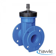 Задвижка клиновая чугун Ду200 Ру16 фл короткая б/штурвала Hawle 4000A