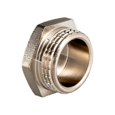 Заглушка латунь никель Ду25 нр Заглушка латунь никель Ду25 нр