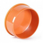 Заглушка НПВХ 200 безнап коричневая