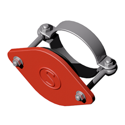 Заглушка с прижимными скобами чугун SML 100 б/раструбная Заглушка с прижимными скобами чугун SML 100 б/раструбная